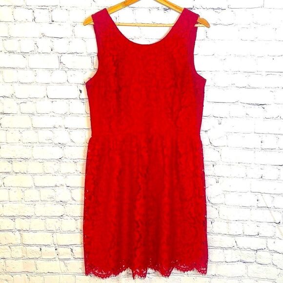 Loft Outlet Lace Dress - Picture 1 of 7